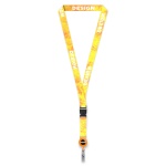 Detachable polyester sublimation badge reel lanyard - Image 2