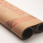 100% Cork & Rubber yoga mat - Image 3
