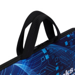 Sublimated neoprene laptop sleeve with zipper and trolley sleeve - Image 4