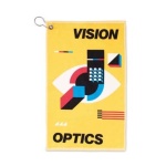 Full colour polycotton Golf towel (400gsm) - Image 4