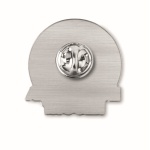 Custom shape stainless steel lapel pin with full colour doming - Image 3