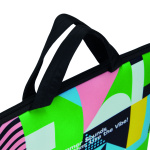 Sublimated neoprene laptop sleeve with zipper and front pocket - Image 4
