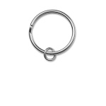 Round shape iron, domed keychain - Image 4