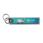 Full colour printed key tag with double metal ring - Image 11