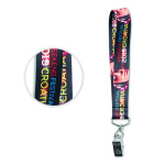 Sublimated fine polyester short strap - Image 5